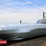 تصاویر آزمایش سریعترین قطار جهان در ژاپن
