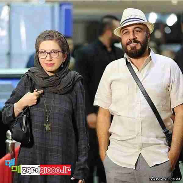 رضا عطاران و همسرش فریده فرامرزی